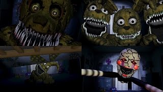 FNaF Custom Jumpscares COMPILATION  FNAF 4  WayTwo [upl. by Alleuqram]