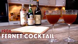 1906 Fernet Cocktail Recipe  Cocktails after Dark  Glen And Friends Cooking [upl. by Cedell946]