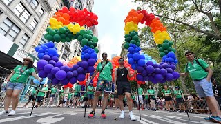 NYC Pride March Highlights From the Worlds Biggest LGBTQ Pride Parade  NBC New York [upl. by Nesyt]