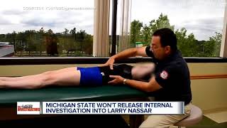 MSU must have something to hide in Larry Nassar report accusers say [upl. by Otirecul760]