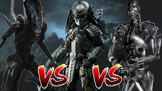 Alien VS Predator VS Terminator  BATTLE ARENA  DANCO [upl. by Kirt]