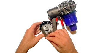 How to remove a Dyson cordless vacuum cleaner back cover DC62 [upl. by Nikoletta]