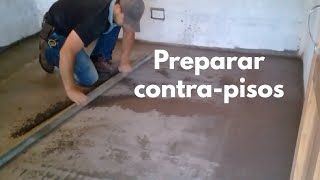 Preparación de contrapisos para instalar revestimientos [upl. by Leela283]