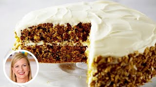 Professional Baker Teaches You How To Make CARROT CAKE [upl. by Amsed]