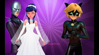 Miraculous Ladybug Hawk Moth and Marinette wedding New Episode 2017 [upl. by Chloette]