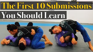 The First 10 Bjj Submissions You Should Learn [upl. by Toni]