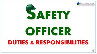 Safety officer responsibilities [upl. by Deb]