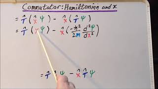 Commutator Hamiltonian and position [upl. by Halsted]