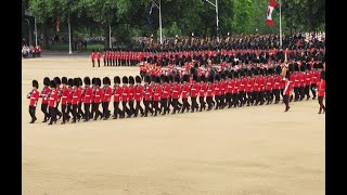 Trooping the Colour Horse Guards Parade London May 2022 [upl. by Krell]