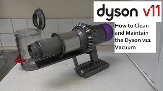 How to Clean and Maintain the Dyson V11 Cordless Vacuum Cleaner [upl. by Eednar753]