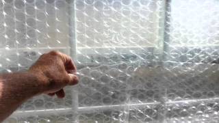 DIY  Do It Yourself How To Insulate Glass Windows  Home Glass Window Insulation [upl. by Rizan]