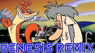 I Am Weasel Theme Sega Genesis Remix [upl. by Llerdnod]