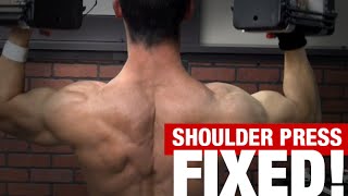 Overhead Shoulder Press 3 MISTAKES [upl. by Ydac]