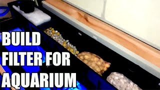 DIY Aquarium Filter  Cleaning and Setup Filter Media [upl. by Hermes]