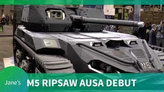 AUSA 2019 TEXTRON Systems debut their Ripsaw M5 unmanned system [upl. by Oaks]