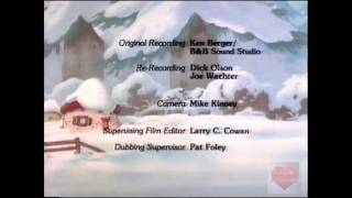 A Smurfs Christmas Special Credits Roll  1994  The Cartoon Network [upl. by Landa793]