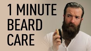 1 Minute Beard Grooming  Jeff Buoncristiano [upl. by Nussbaum181]