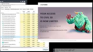 AL GRANO SOLUCION licencia Autodesk Autocad Civil3D 2022 1 MINUTO [upl. by Shamma]