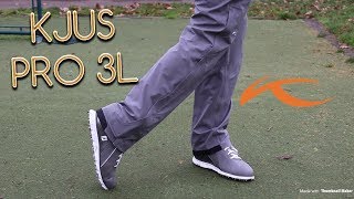 The BEST Waterproof Trousers for Golf  KJUS Golf Pro 3L Trouser Review [upl. by Li]