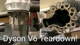 Dyson V6  DC59 Cordless Vacuum Cyclone Disassembly and Repair Tutorial [upl. by Iarised82]