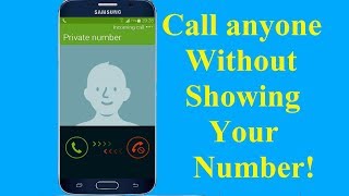 How to Call Someone Without Showing Your Number [upl. by Kaliope]