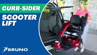 CurbSider® Scooter Lift  Bruno®  Made in USA  800 9970042 [upl. by Frasier293]