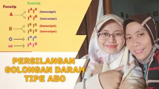 Persilangan golongan darah tipe ABO Hereditas Manusia [upl. by Ailicec]