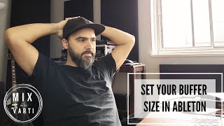 How to Set Your Buffer Size in Ableton [upl. by Darwin]