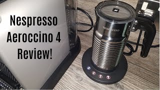 Nespresso Aeroccino 4 Milk Frother Review  Worth upgrading from the Aeroccino 3 [upl. by Antonin]