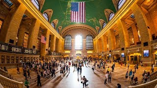 Walking Tour of Grand Central Terminal — New York City 【4K】🇺🇸 [upl. by Suiddaht240]