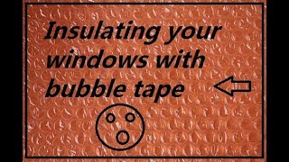 How to use bubble wrap as window insulation DIY [upl. by Oak414]