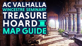 Wincestre Seminary Treasure Hoard Map Guide  Assassins Creed Valhalla Treasure AC Valhalla Hoard [upl. by Mcgruter]