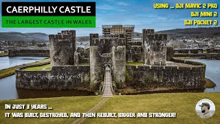 Caerphilly Castle  The Largest in Wales 2nd in Britain [upl. by Eitnom]