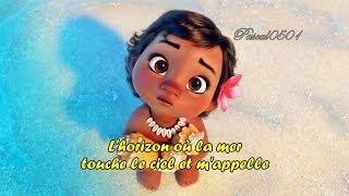 VAIANA Moana  quotLe bleu lumièrequot  parolesLyrics HD [upl. by Ocinom385]