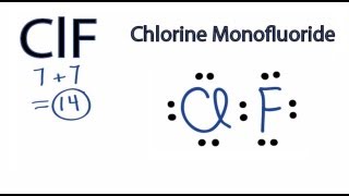 ClF Lewis Structure How to Draw the Lewis Structure for ClF Chlorine Monoluoride [upl. by Kirby493]