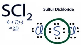 SCl2 Lewis Structure How to Draw the Lewis Structure for SCl2 [upl. by Artap410]