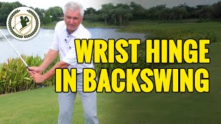 PROPER WRIST HINGE IN GOLF BACKSWING [upl. by Asaret]