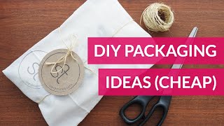 DIY Packaging Ideas for Business  Sustainable and Cheap [upl. by Namajneb]