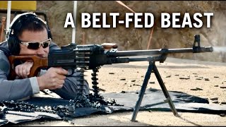 PKM Machine Gun a belt fed beast [upl. by Narruc]