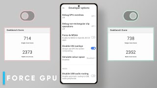 Force GPU Rendering In Android amp Disable HW overlays amp Boost Performance amp Battery amp Gaming [upl. by Emrich]