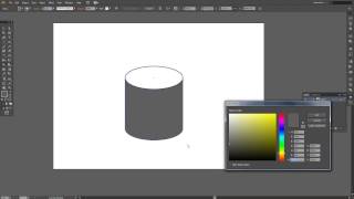 Adobe Illustrator CS6 make a cylinder [upl. by Amaras168]