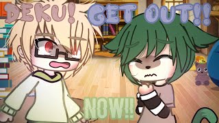 «Deku Get out Now» BkDk🧡💚 Pet Deku AU Neko Deku 🐱💚Angst Read Description ❤︎ [upl. by Anayik]