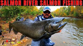 Salmon Fishing New Yorks World Famous Salmon River [upl. by Yemane]