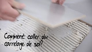 Comment coller du carrelage de sol [upl. by Mathia835]