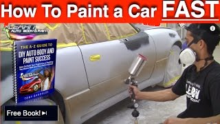 How To PAINT ANY CAR Yourself  STEPBYSTEP Car Painting in 12 Minutes [upl. by Nalod11]