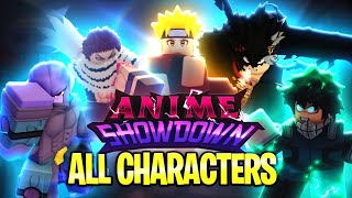 RELEASE Anime Showdown ALL Characters Full Showcase [upl. by Hindorff447]