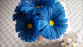 ŁATWY KWIATEK Z KREPINY  EASY CREPE PAPER FLOWER [upl. by Delle]