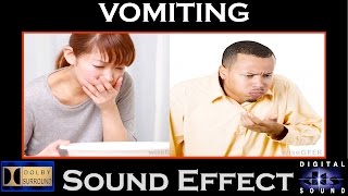 Vomiting Sound Effect  HI  RES AUDIO [upl. by Elockin586]