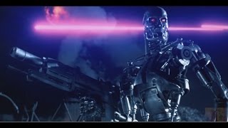 Kyle Reese vs T800 Technoir  The Terminator Open Matte Remastered [upl. by Alford]