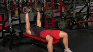 How to Do a Flat Dumbbell Press [upl. by Asinet]